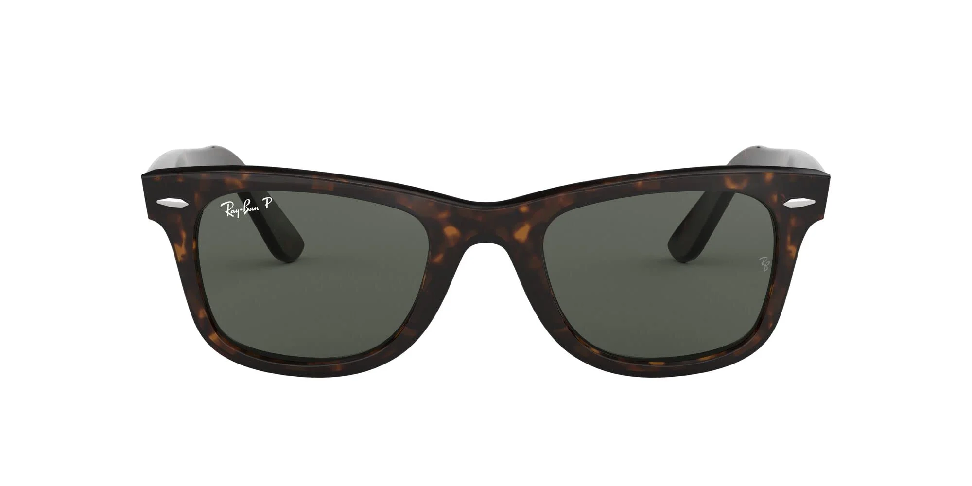 Advanced Ray-Ban Unisex RB2140 Wayfarer Polarized Square Sunglasses Tortoise Green Polarized 50 mm Prestigious