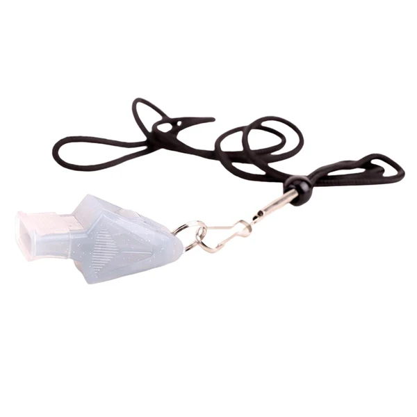 Classic Maxbell Sports Whistles with Lanyard Referee Whistle for Survival Outdoor White Traditional