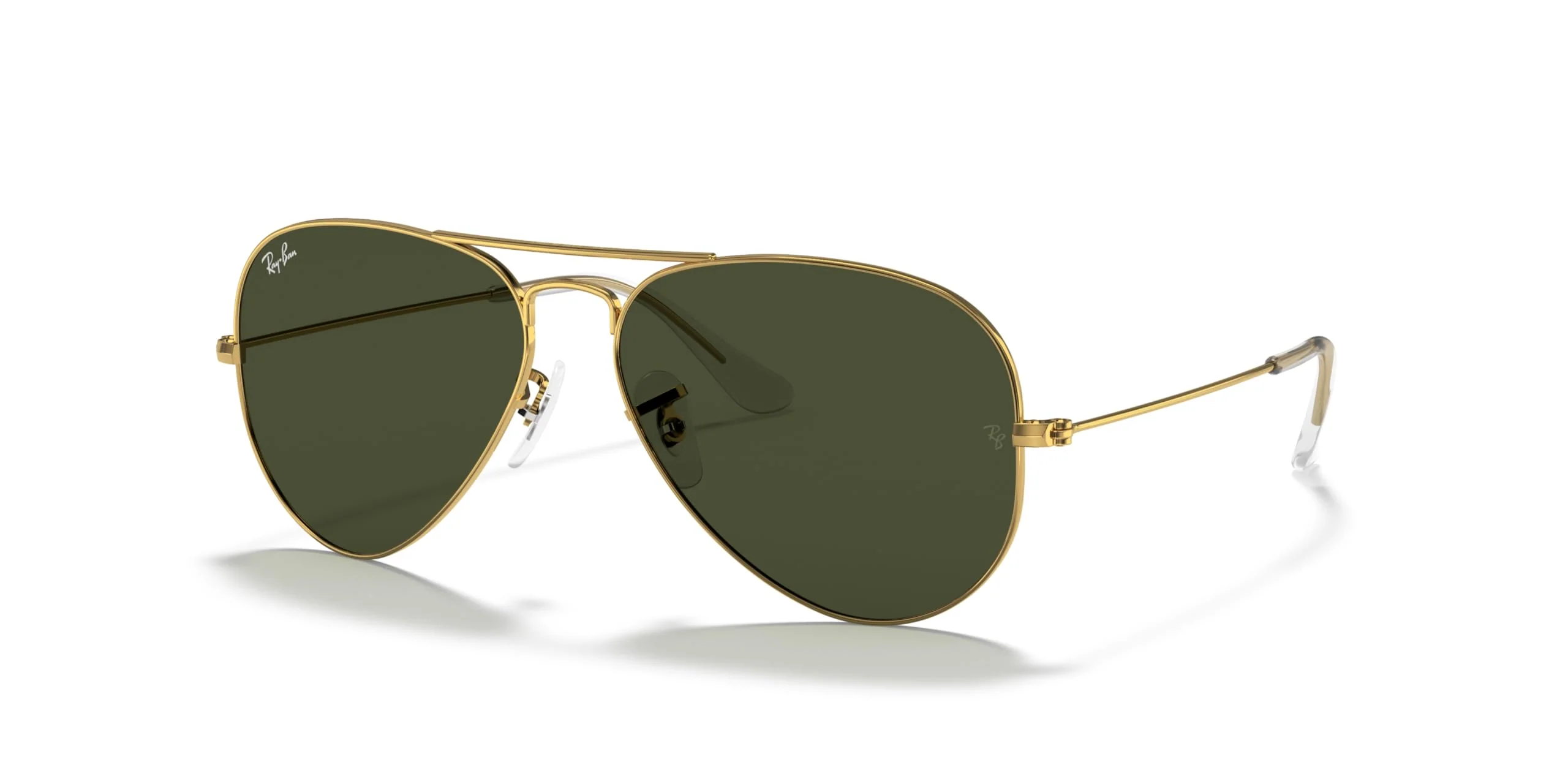 Original Design Ray-Ban Unisex Sunglasses Arista Gold Frame G-15 Green Lenses 58MM Safe