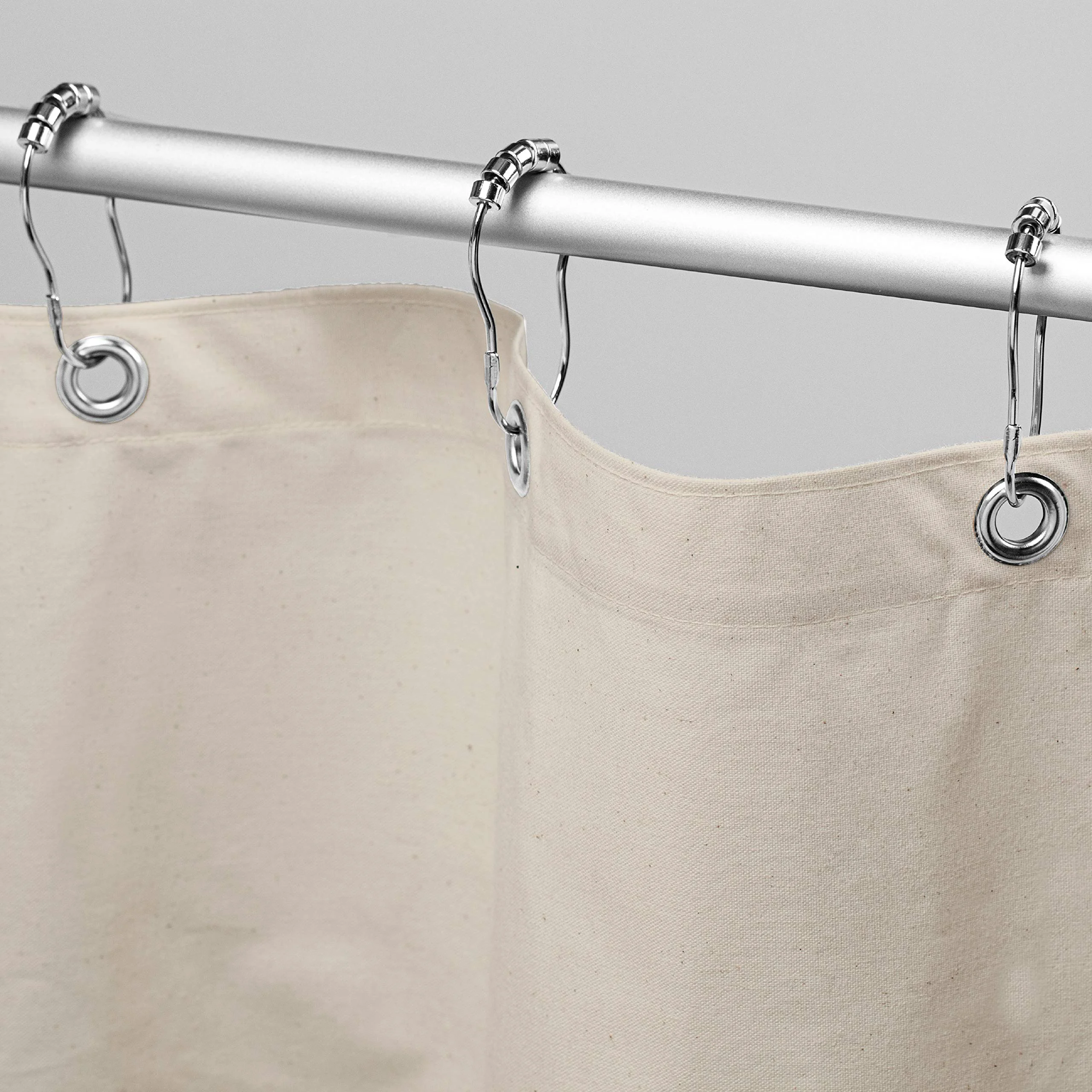 Prestigious Bean Products Organic Cotton Stall Shower Curtain Natural 70 x 74 All Natural Materials Works with Tub Bath and Stall Showers Official