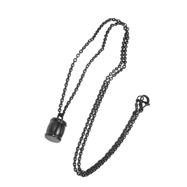 Detailed Maxbell Urn Necklace Cremation Jewelry Keepsake for Pet Husband Friends Black Modern