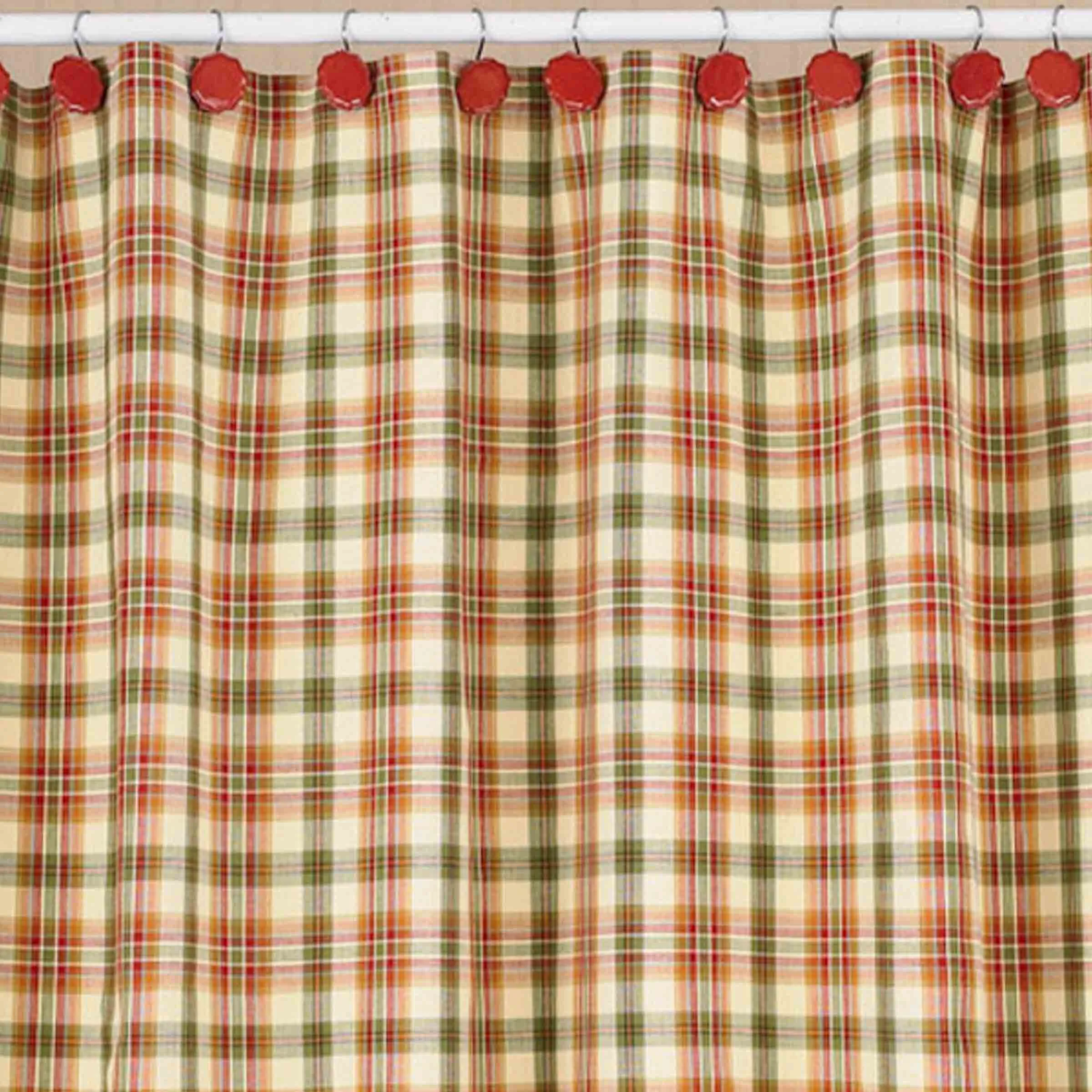 Elite Park Designs Lemon Pepper Shower Curtain 72 by 72 Sophisticated