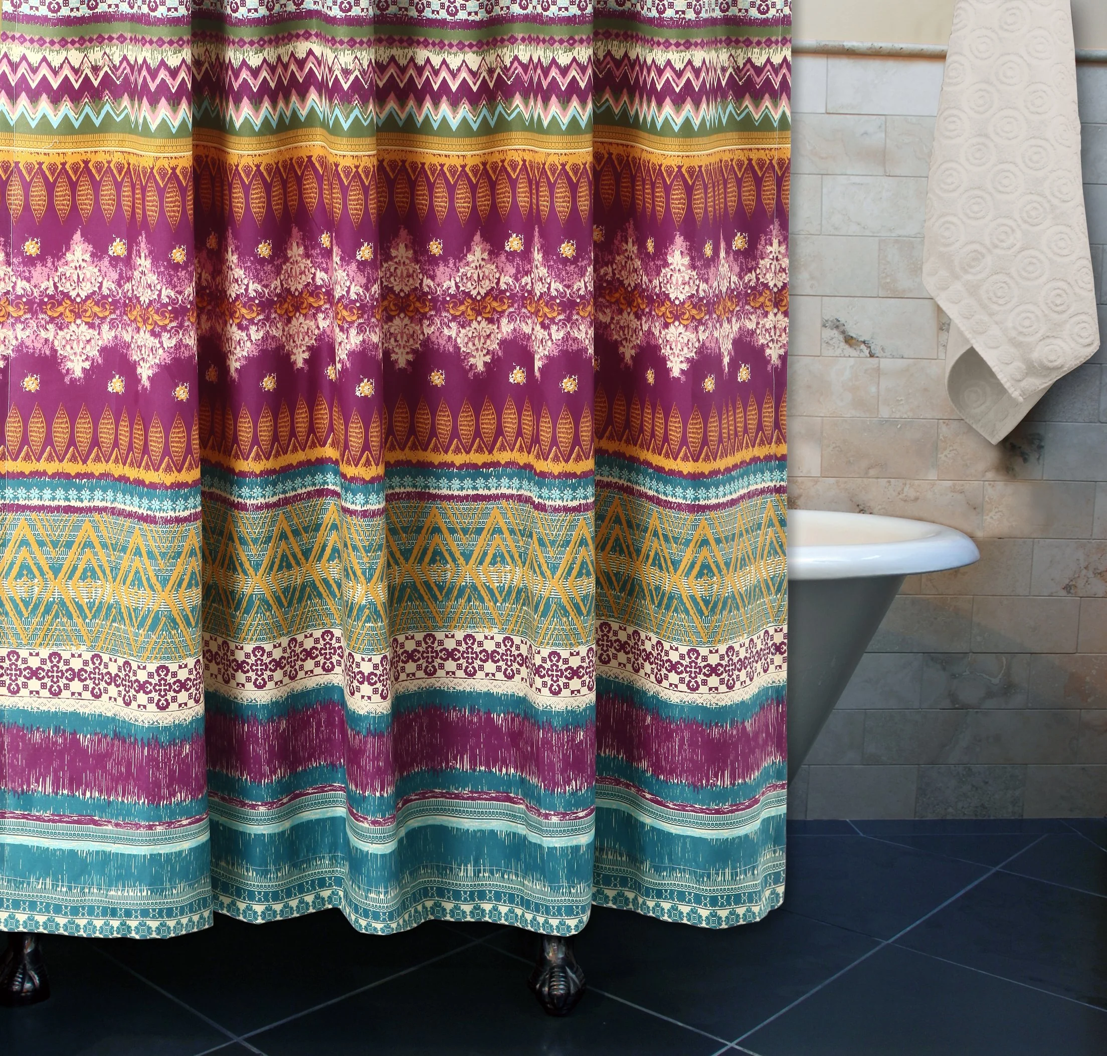 Powerful Greenland Home Southwest Shower Curtain Siesta 72 x 72 High-End