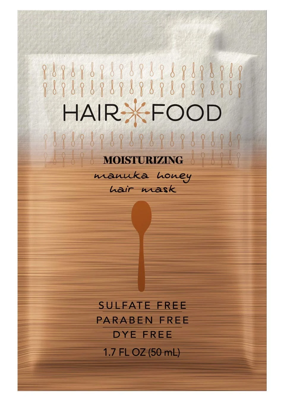 Pure Hair Food Moisturizing Hair Mask for Curly Hair Manuka Honey Paraben Dye 1.7 fl oz 10 Count Superior