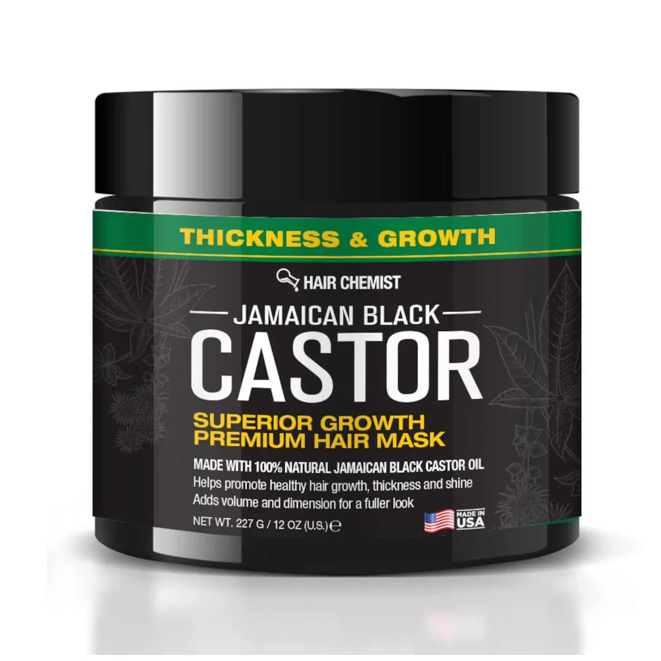 Quality Chemist Superior Growth Jamaican Black Castor Hair Mask 12 oz. - Masque for Dry Damaged Hair Deep Repairing Mask for Hair Growth Fashionable
