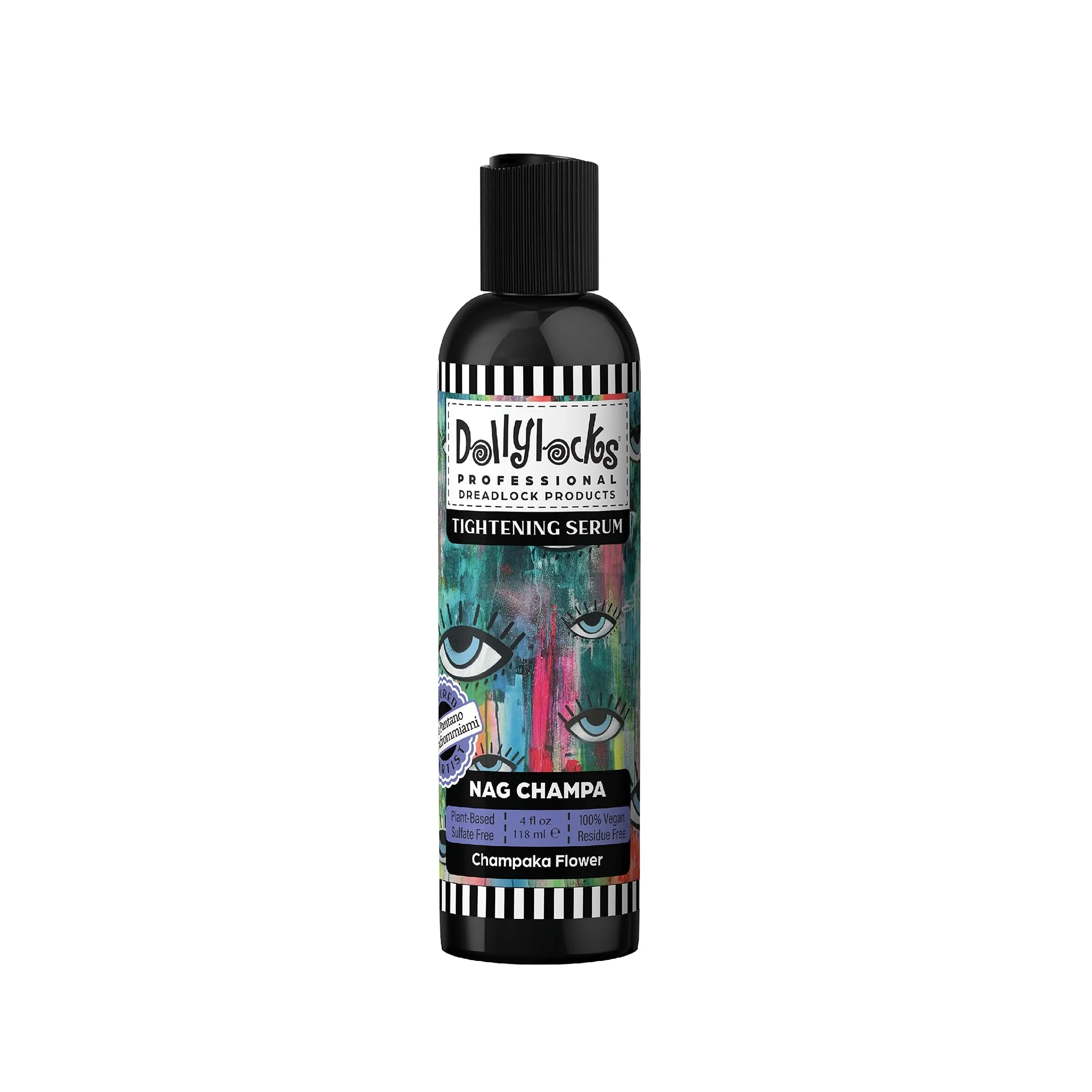 Contemporary Dollylocks Tightening Serum - Dreadlock Tightening Serum Residue- Loc Gel Plant-Based Vegan pH-Balanced Nag Champa Scent 4oz Minimalist