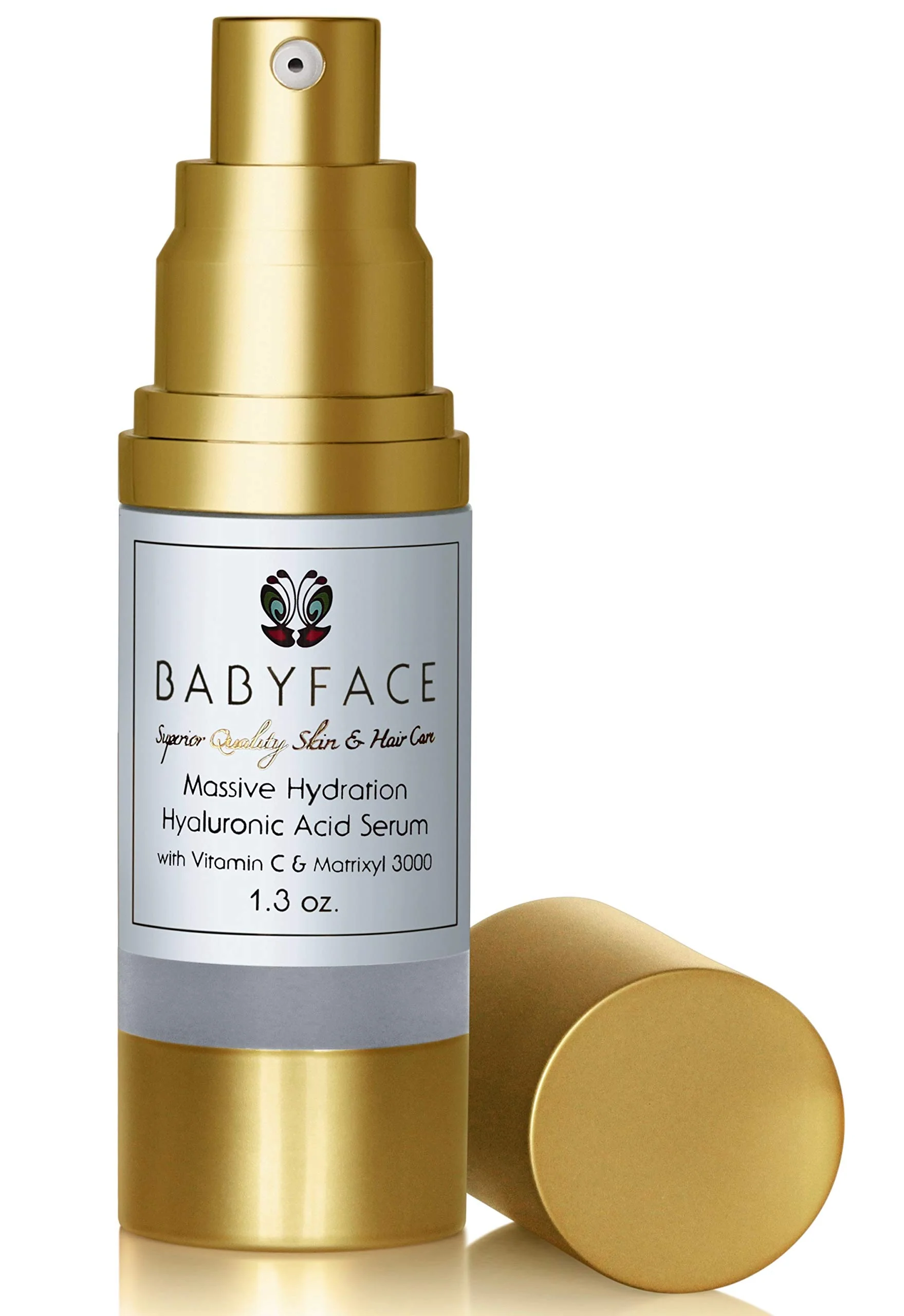 Genuine Babyface Massive Hydration Hyaluronic Acid Serum with Vitamin C Matrixyl 3000 Modern