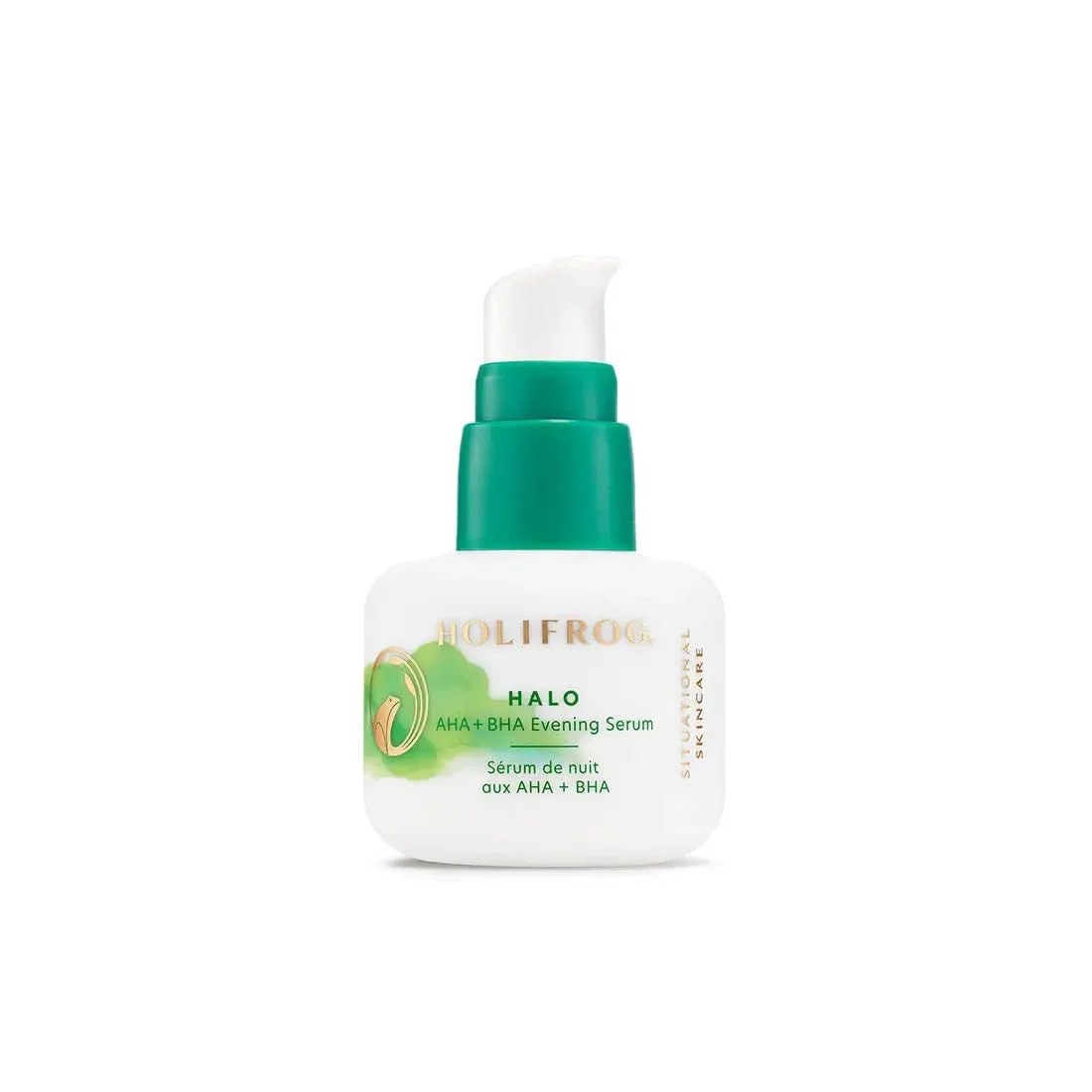 Crafted HOLIFROG Halo AHA Plus BHA Evening Serum by HoliFrog for Women - 1 oz Serum Dependable