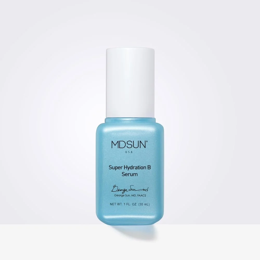Innovative MDSUN Super Hydration B Serum Face Serum Antioxidant Anti-Aging Formula to Hydrate Moisturize Reduce Lines Wrinkles Uneven skin tone Reusable