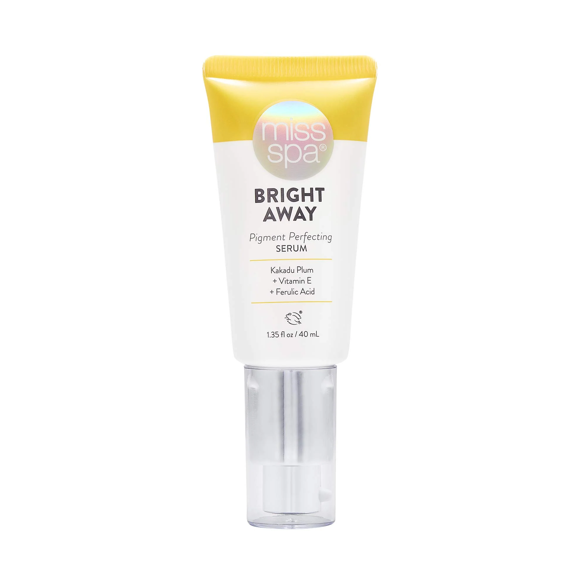 First-Class Miss Spa Bright Away Pigment ing Smoothing Face Cream Serum for Women Vitamin C Antioxidant 1.35 Oz. Durable