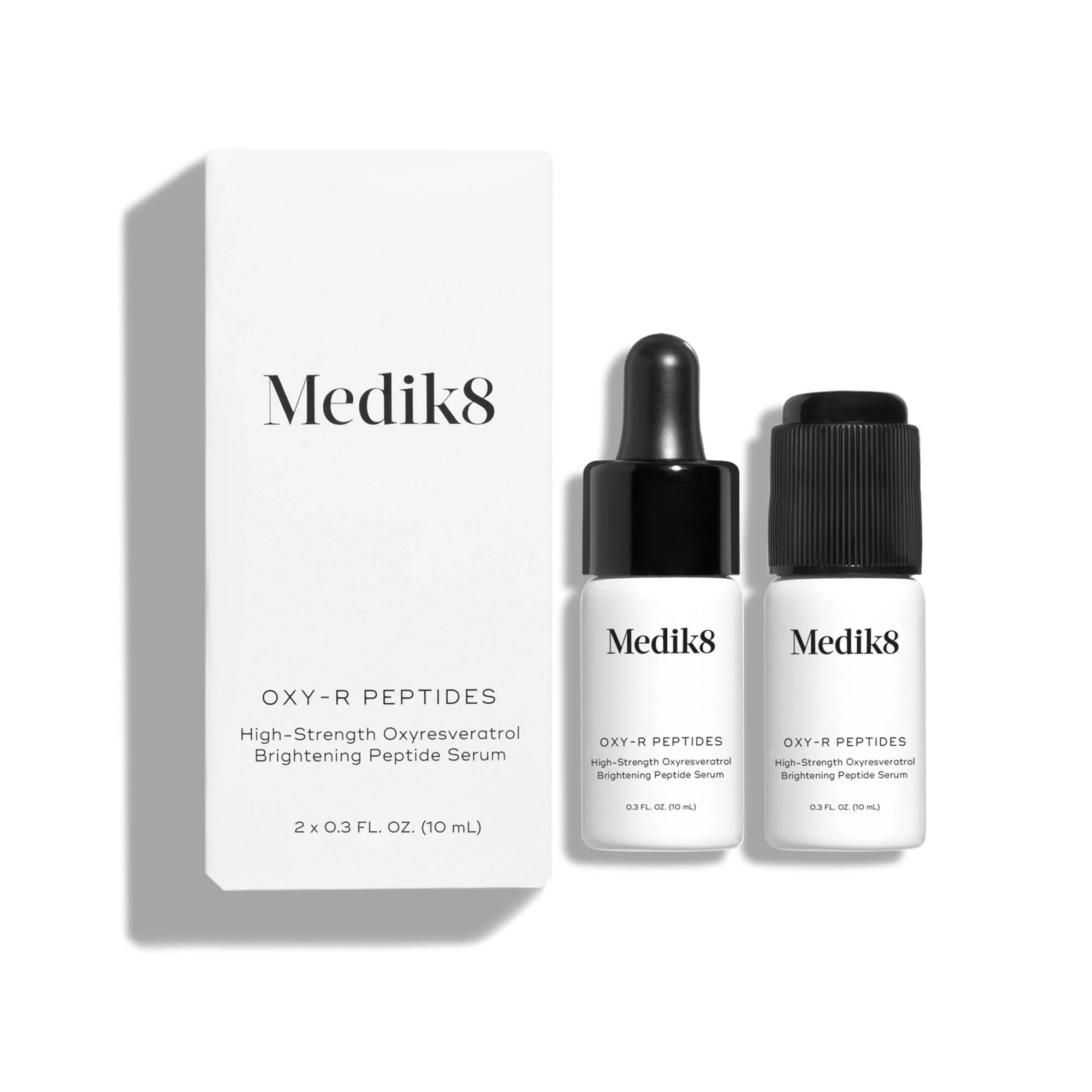 High-Performance Medik8 Oxy-R Peptides Serum - Dark Spot Corrector With Twin Peptides - Face Serum For Women and Men - Gentle on Sensitive Skin - Gluten - 0.3 oz Minimalist