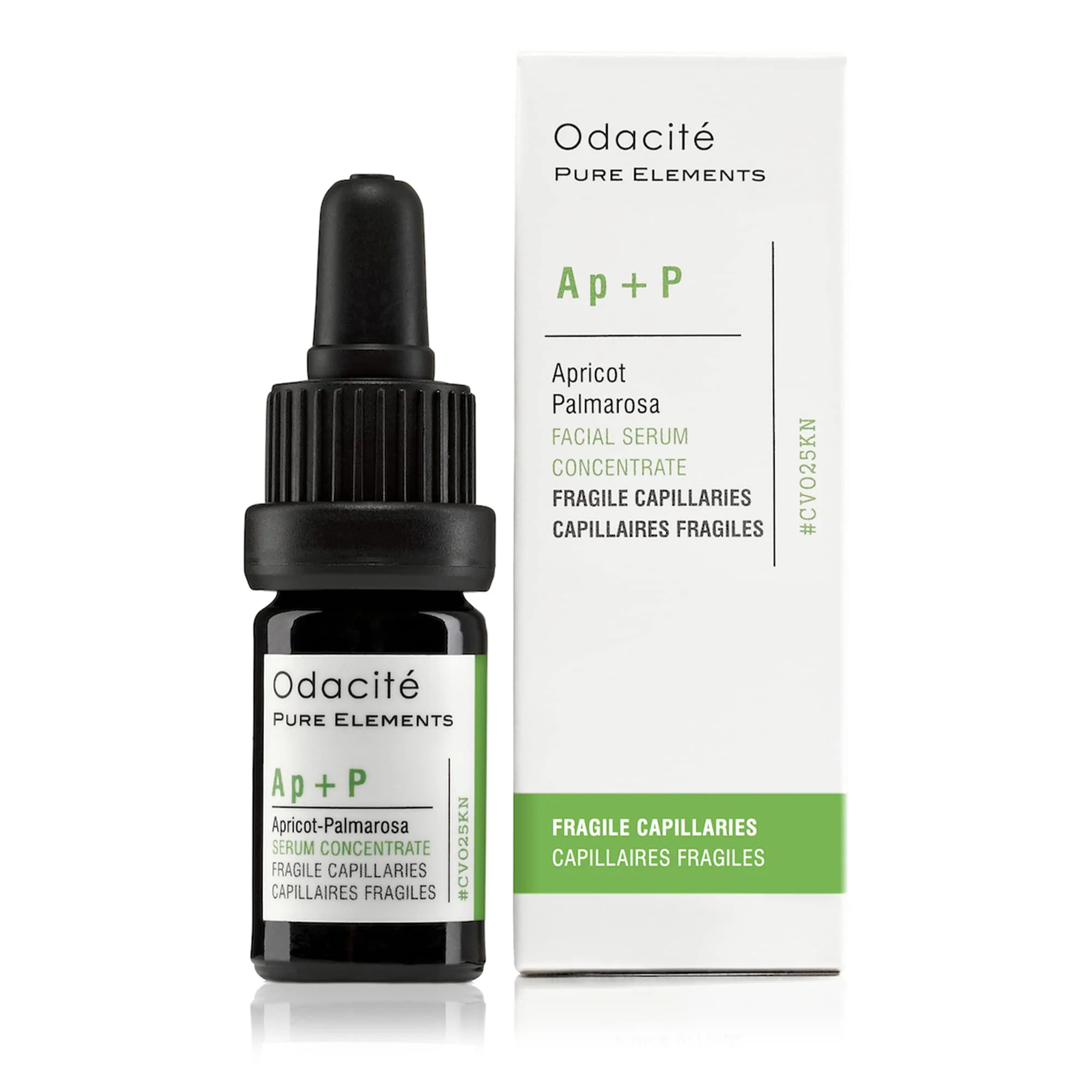 Practical Odacité Anti Aging Serum Concentrate with Apricot and Palmarosa - For Fragile Capillaries - Ultra-Soothing Facial Serum for Fragile Skin Redness Crafted