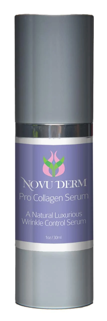Easy-to-Use Novu Derm- Pro Collagen Serum- Significally Increase Collagen Production Safely and Efficiently- Natural Luxurious Formula To Hydrate and Diminish Carefully Designed
