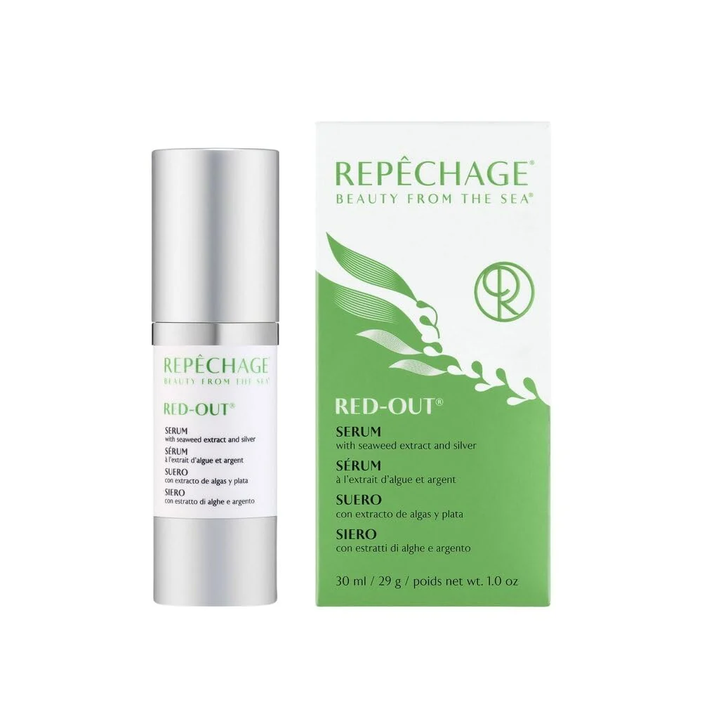 Safe Repechage Red-Out Serum with Seaweed Extract Silver Hyaluronic Acid - Cooling Lightweight Hydration Serum Moisturizer for Sensitive Skin Innovative