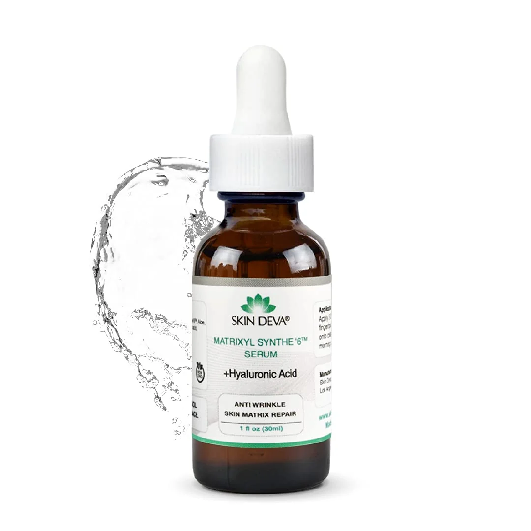 Effective SKIN DEVA Matrixyl Synthe 6 Hyaluronic Acid Serum Anti Aging Serum Facial Serum Shrinks Pores and Keeps Skin Hydrated Specialty