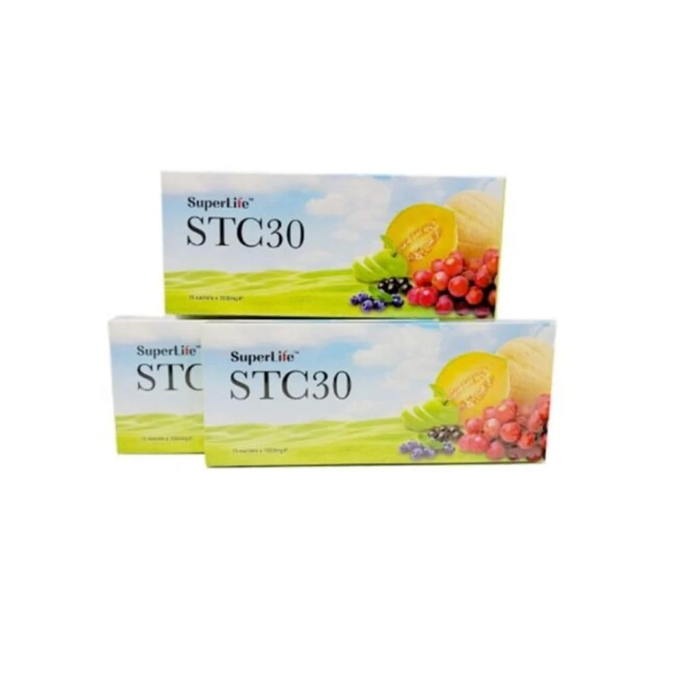 Modern SUPERLIFE STC30 Stem Cell Anti Aging Supplement Reduce Wrinkles Pores Pimples Fine Lines Skin Texture 15 Sachets Proven