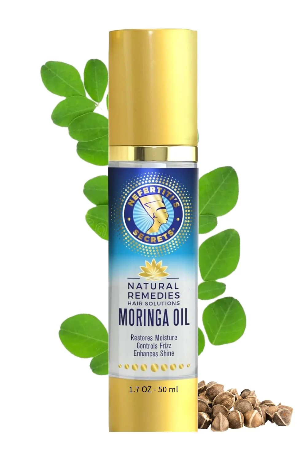 Fast Nefertiti's Secrets Moringa Oil Organic Hair Growth - Wild Pure Rosemary Hair Oil for Nourishment Rejuvenate Moisturize - Curly Secret Hair Sustainable