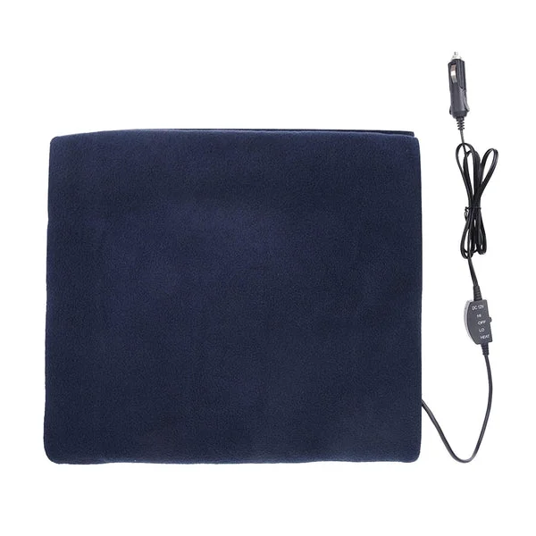 Reliable Maxbell Portable 12V Electric Car Blanket Warm Blanket for Truck Tailgating Trip Blue Authentic