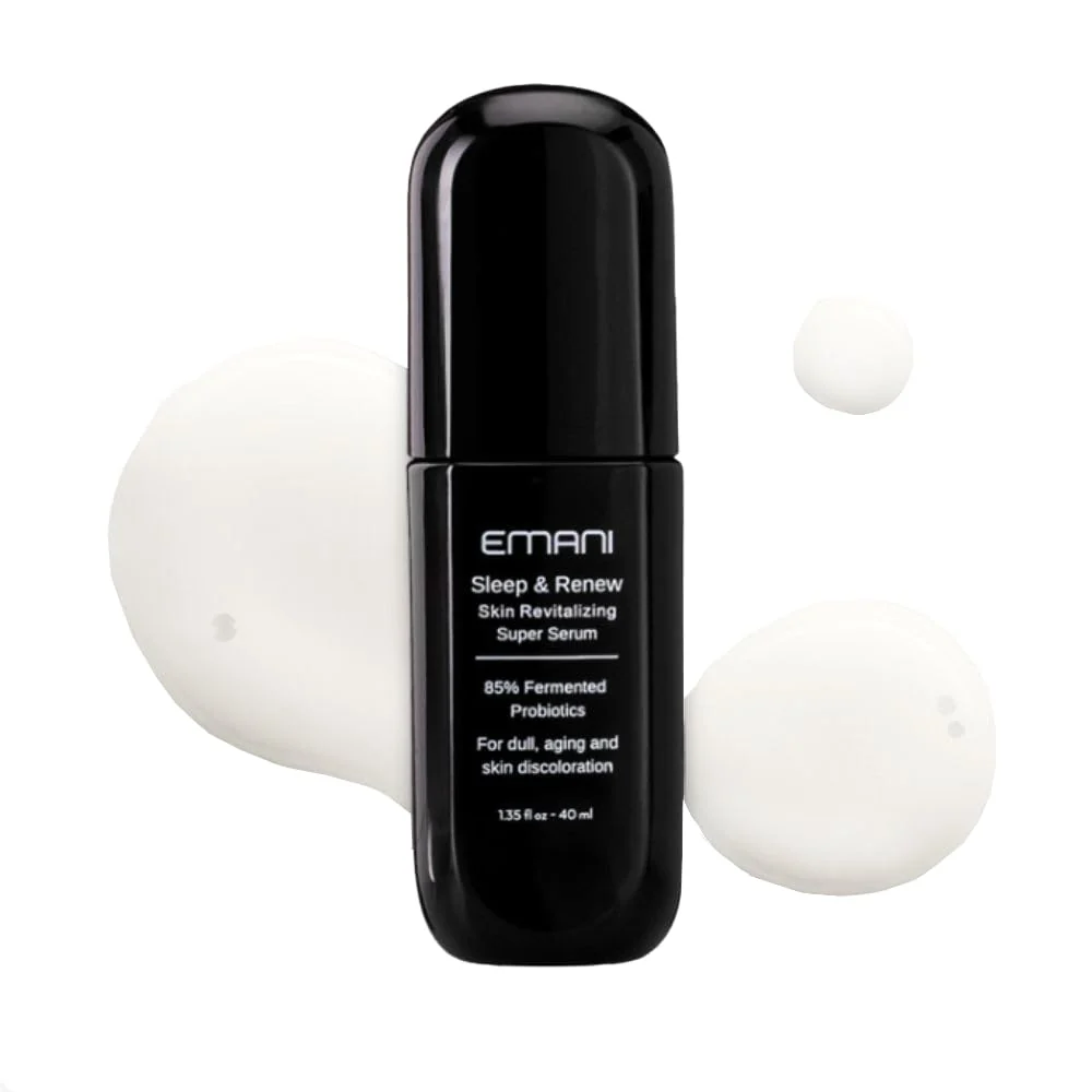 Crafted Emani Sleep and Renew Face Serum With Anti Aging and Wrinkle Reducing Properties Hydrating Serum Contains Fermented Probiotics for Dull and Aging Unique