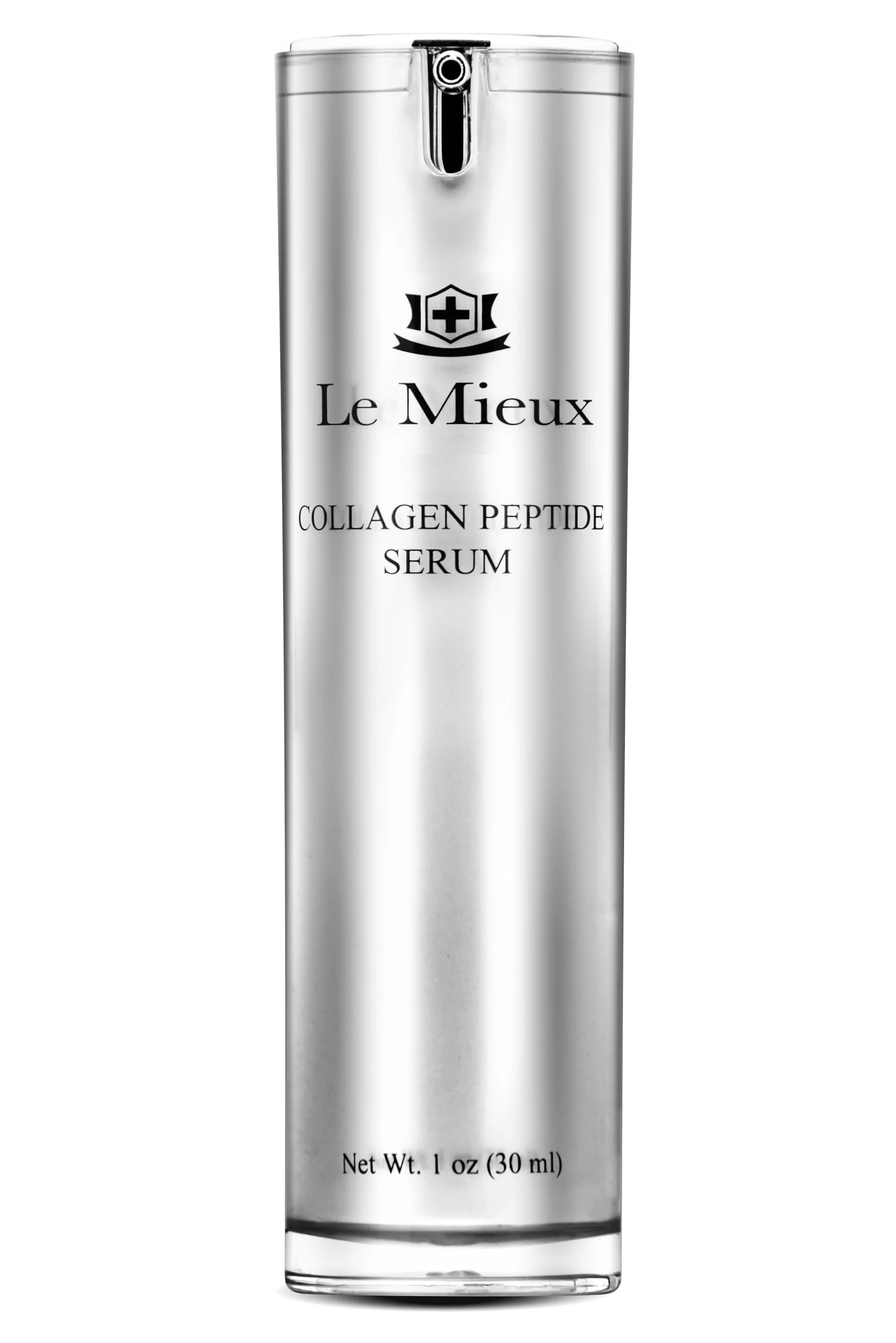Effective Le Mieux Collagen Peptide Serum - Concentrated Creamy Anti Aging Face Serum with Skin Contouring Peptides Moisturizing Hyaluronic Acid No Elegant