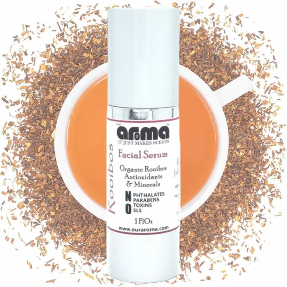 World-Class Our Aroma Rooibos Tea Infused Facial Serum for Sensitive and Aging Skin - 1 FlOz Innovative
