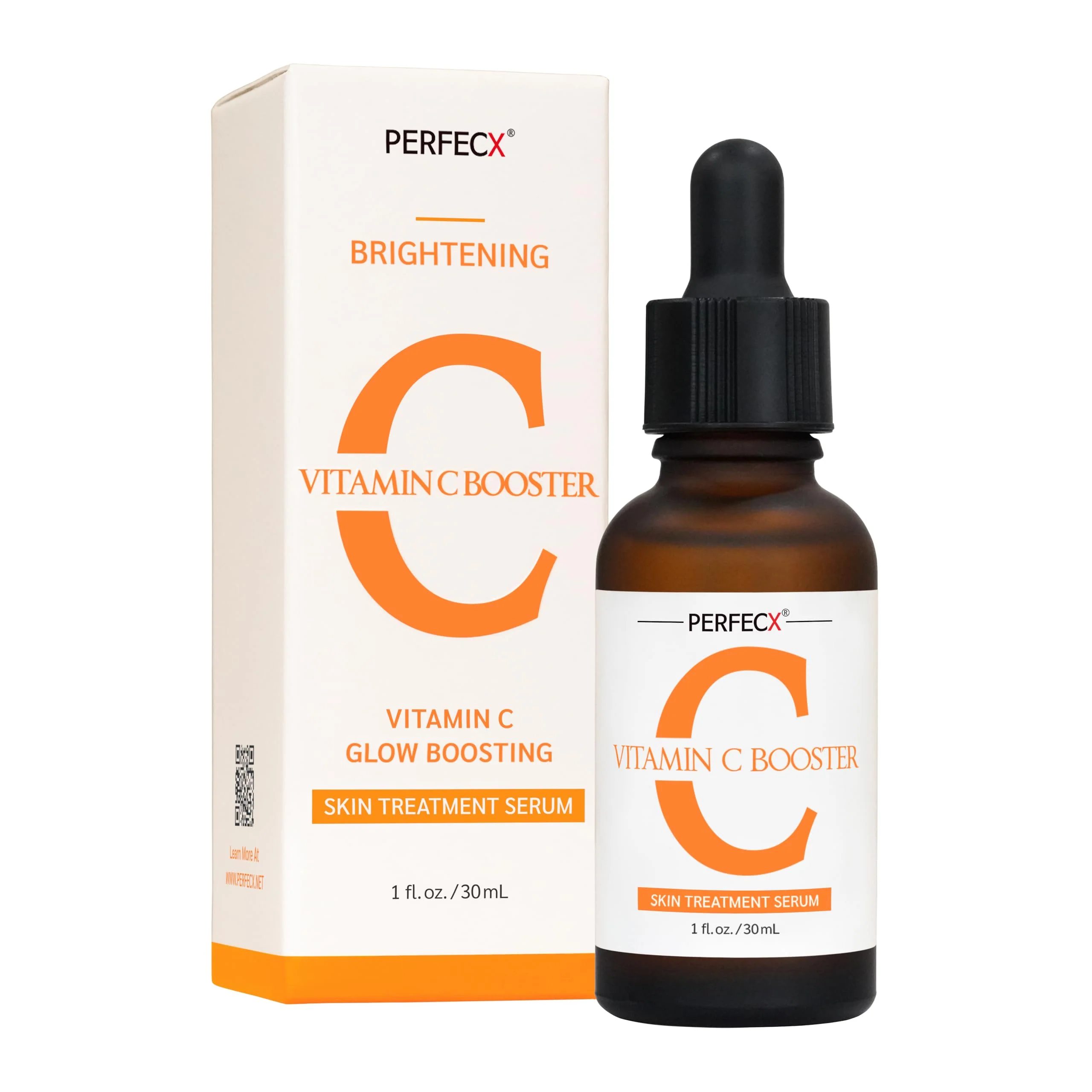 Selected Perfecx Vitamin C Booster Serum - Glowing Rejuvenating Enhancing Skin Radiance Antioxidant Lightweight Korean Skincare 1 Fl Oz 30ml Premium Material