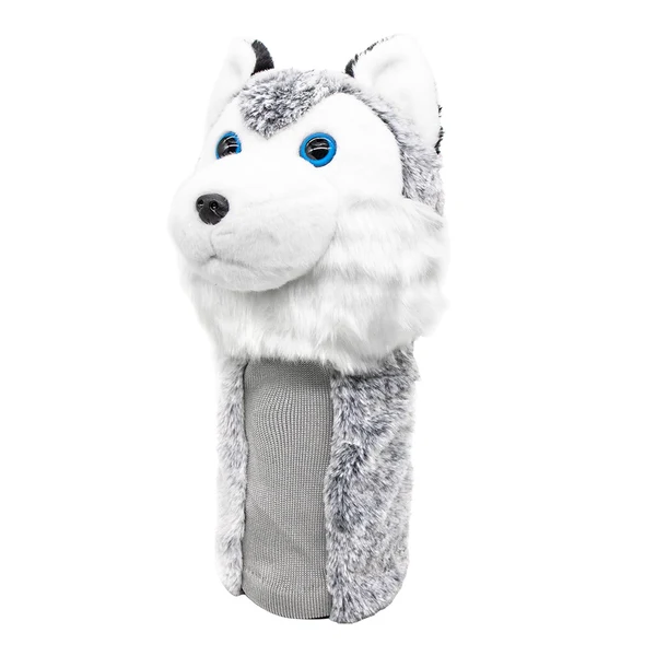Trendy Golf Club Headcover Wood Head Cover Golf Sports for 460cc Driver Gray White Premium