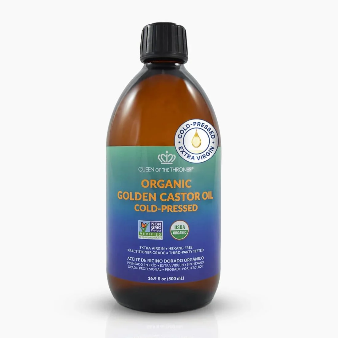 First-Class QUEEN OF THE THRONES Organic Golden Castor Oil Functional