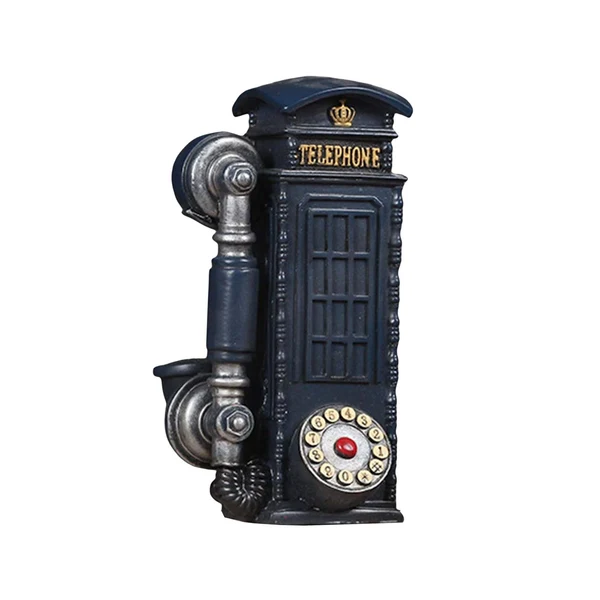Prestigious Maxbell Piggy Bankss Phone Booth Money Saving Box Delicate for Home Decoration Black Luxury