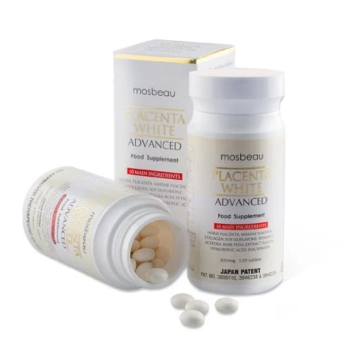 Clean Mosbeau Placenta White Advanced Skin Whitening Tablets World-Class