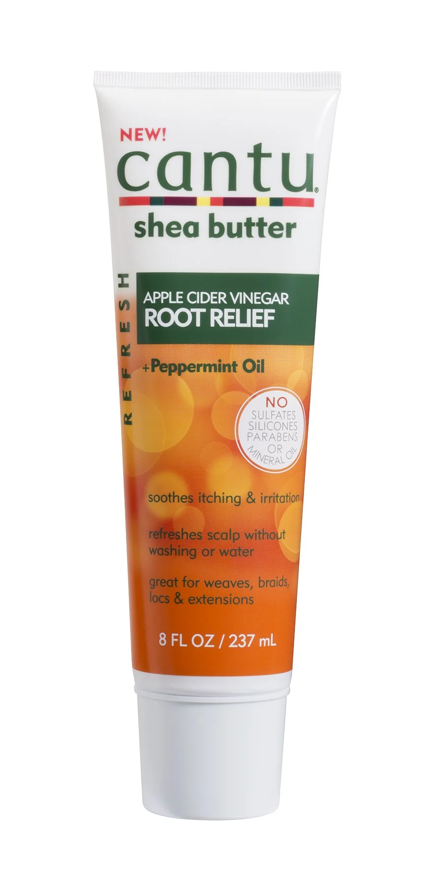 Specialty Cantu Refresh Root Relief with Apple Cider Vinegar and Peppermint Oil 8 Ounce 07688-12 3PK Traditional