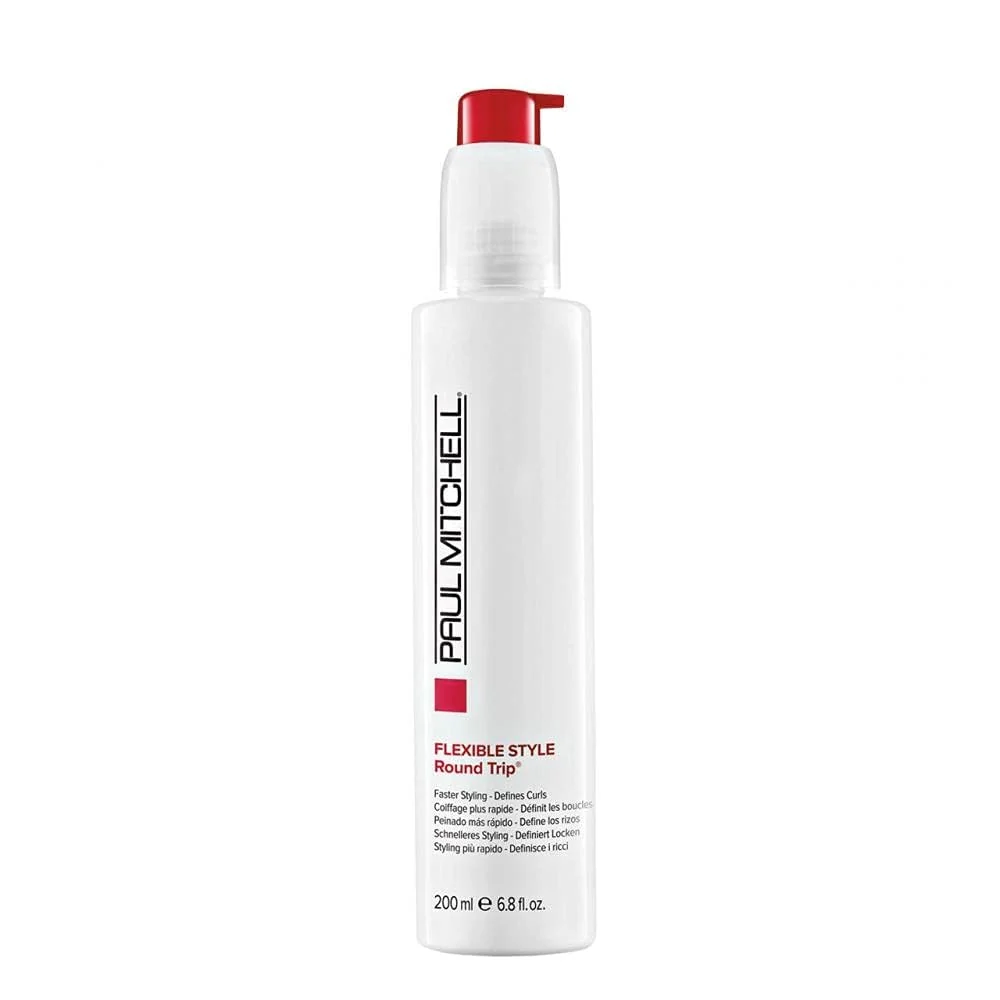 Elite Paul Mitchell Round Trip Curl Defining Serum Reduces Drying Time For Faster Styling For Wavy Curly Hair 6.8 fl. oz Optimized