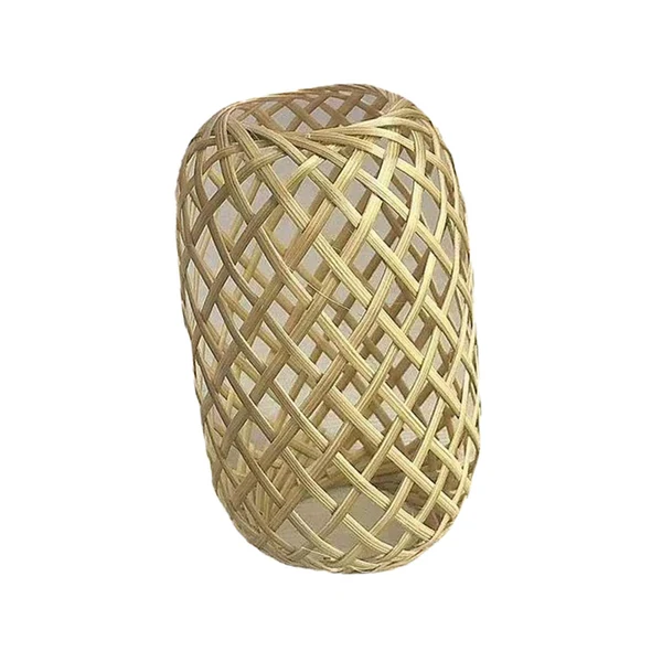 Safe Maxbell Classic Handwoven Bamboo Lamp Shade Ceiling Light Cover for Dorm Bedroom Crafted