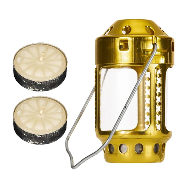 Carefully Designed Maxbell Aluminum Alloy Tealight Holder Hanging Lantern for Night Fishing Superior