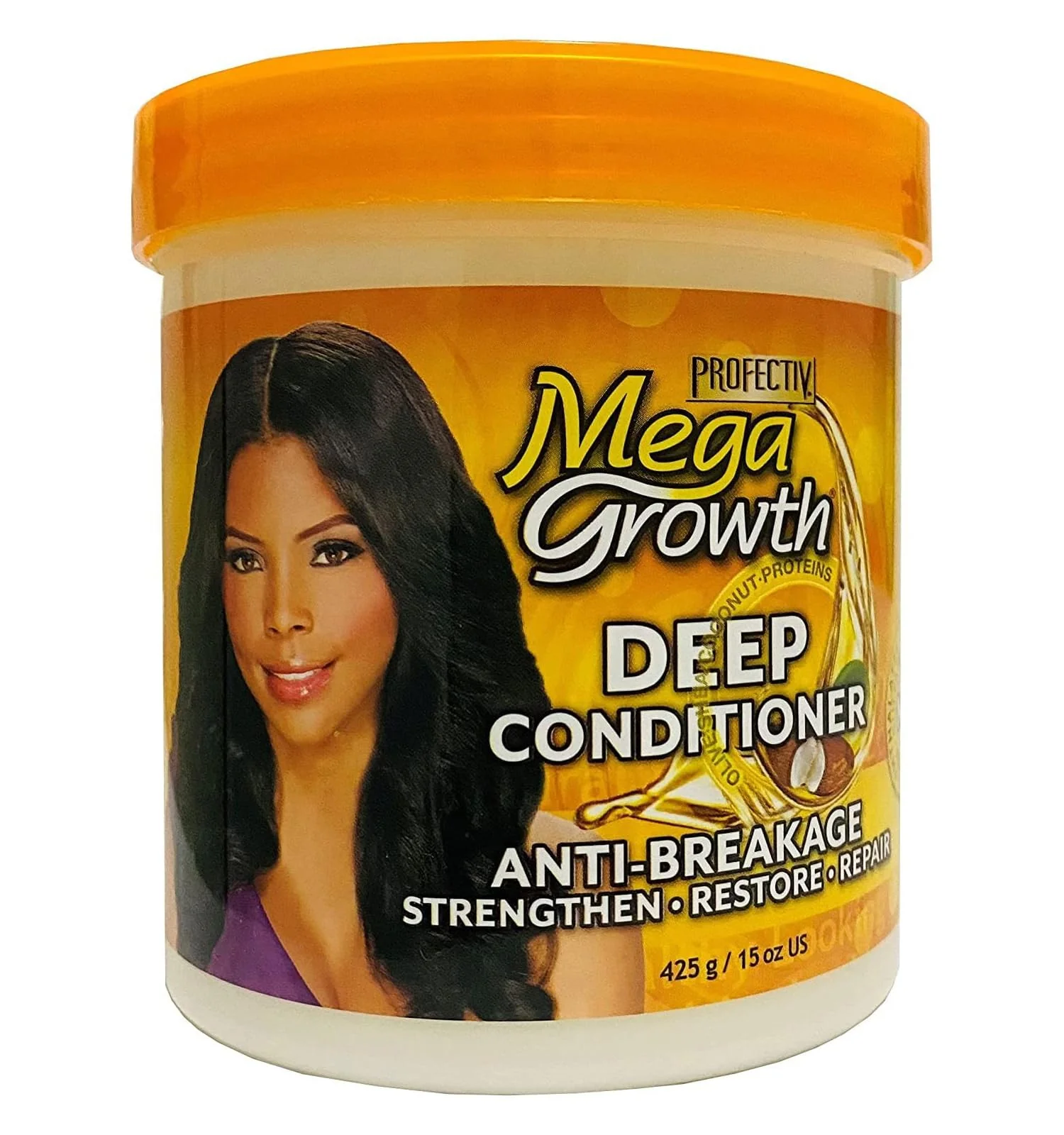 Genuine Mega Growth Anti-Breakage Strengthening Deep Conditioner - Hydrating Hair Mask Restores Repairs Damaged Fragile Hair Revitalizes Renews Dependable