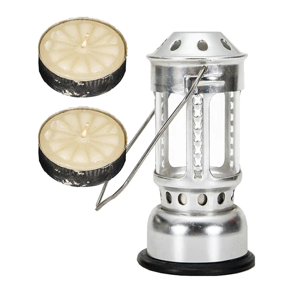 Responsible Maxbell Mini Tealight Holder Pendant Lantern Metal for Outdoor Night Fishing Wedding Safe