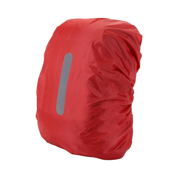 First-Class Maxbell Backpack Rain Cover with Reflective Strip 30-40L Rainproof Multi Function Red Trusted