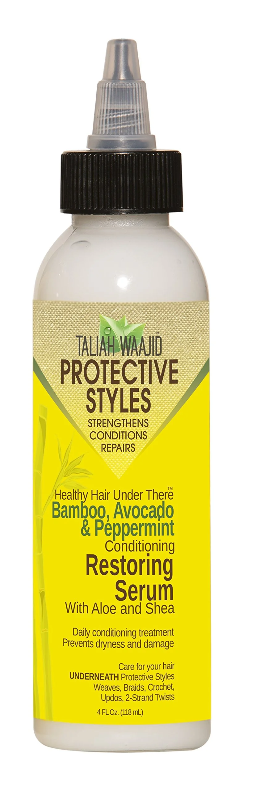 Crafted Taliah Waajid Protective Styles Healthy Hair Serum with Avocado and Peppermint 4 Fl Oz 1 Piece Reusable