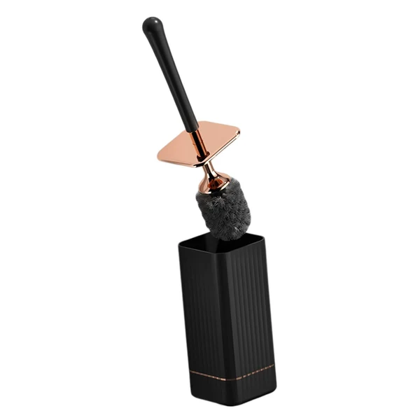 Casual Maxbell Wall Mounted Household Toilet Brush Cleaning Utensils for Bathroom Lavatory Black Flexible
