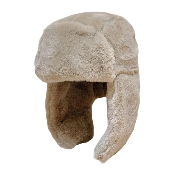 Contemporary Maxbell Winter Trooper Trapper Hat Windproof Bomber Hats with Earflaps for Skiing Camel Verified