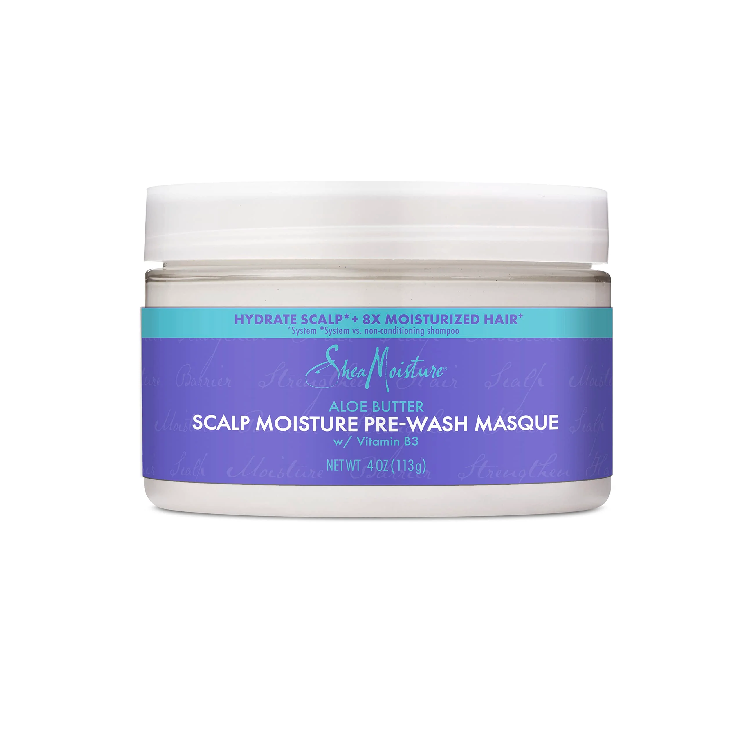 Optimized SheaMoisture Aloe Butter Vitamin B3 Pre-Wash Masque - Boosts Hydration for Moisturized Hair and Scalp 4oz Premium Material