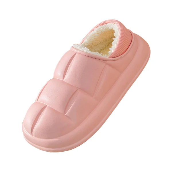Functional Maxbell Winter Waterproof Slippers Easy to Clean for Indoor Outdoor Home Women 40 41 Pink Next-Generation