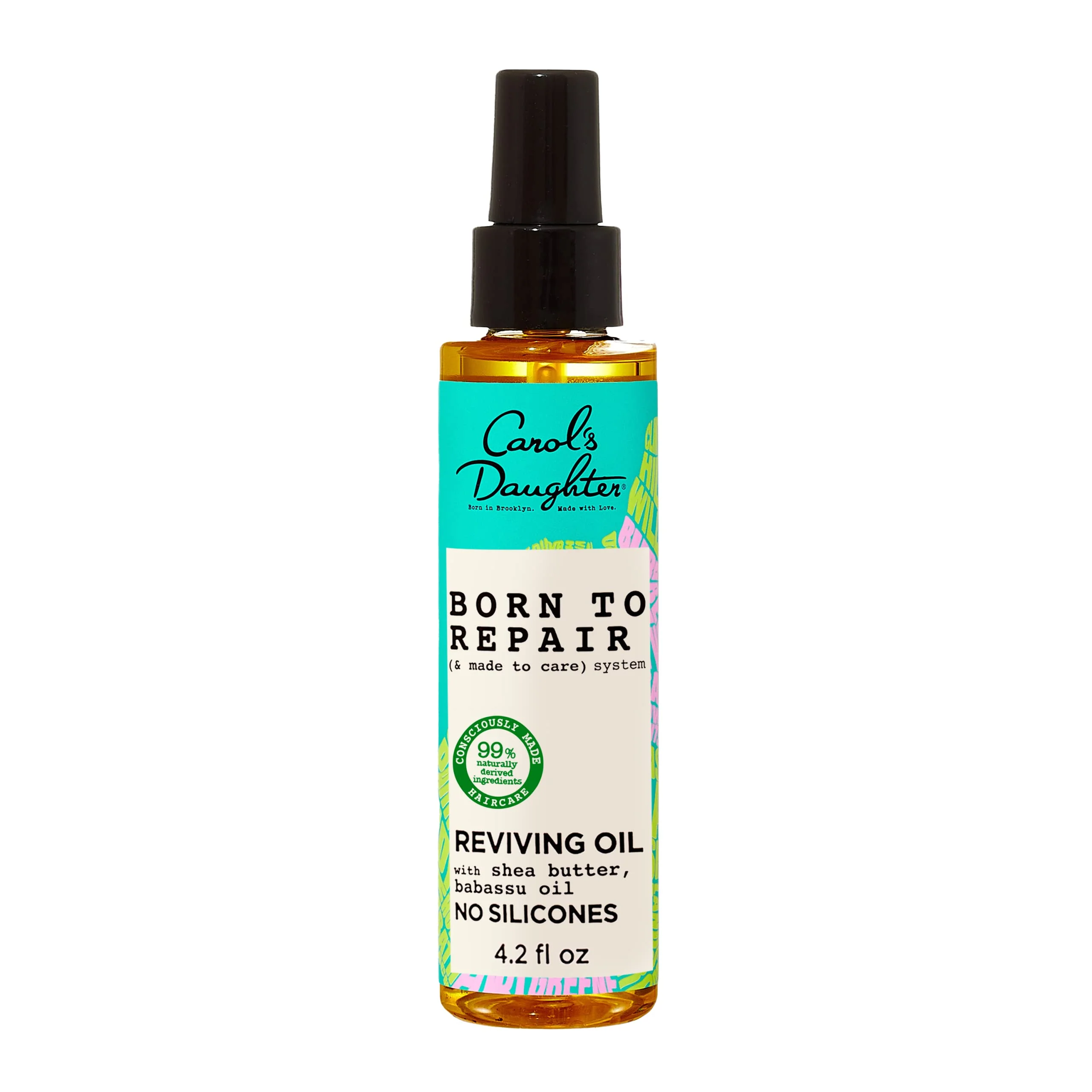 Lightweight Carol's Daughter Born To Repair Reviving Hair Oil for Dry Damaged Hair All Curl Types Made with Shea Butter 4.2 Fl Oz Functional
