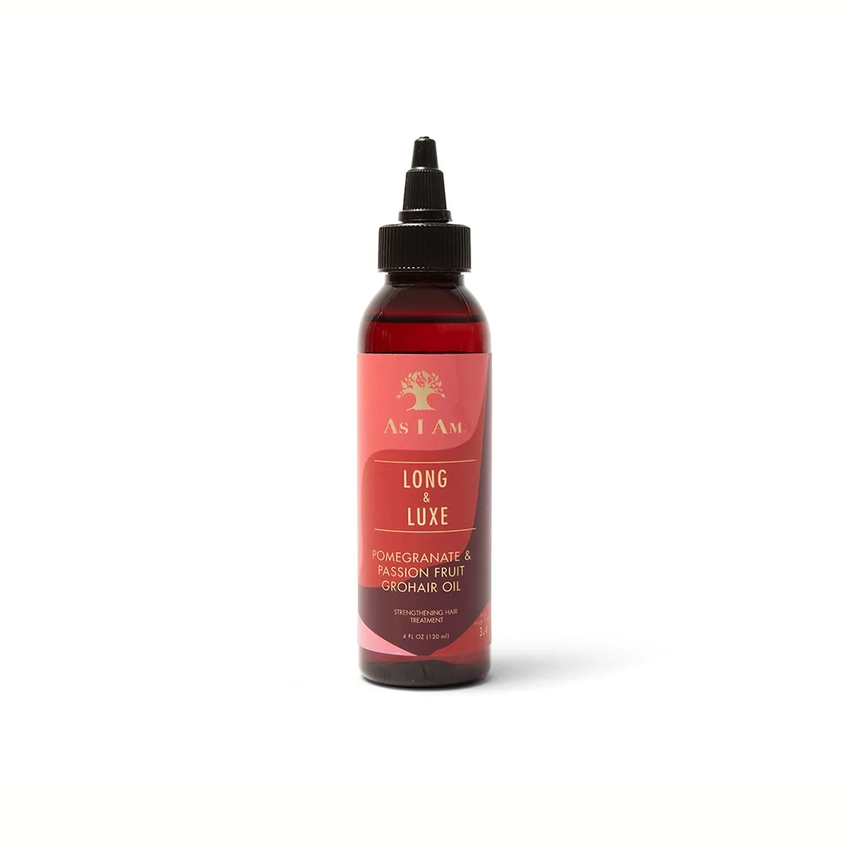 Sustainable As I Am Long and Luxe GroHair Oil - 4 ounce - Rejuvenate the scalp - Promote hair retention - Enriched with Pomegranate and Passion Fruit High-End
