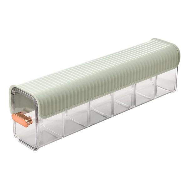 Convenient Maxbell Underwear Sock Storage Box Hanging Portable 6 Grids for Belts Bra Ties Green Authentic
