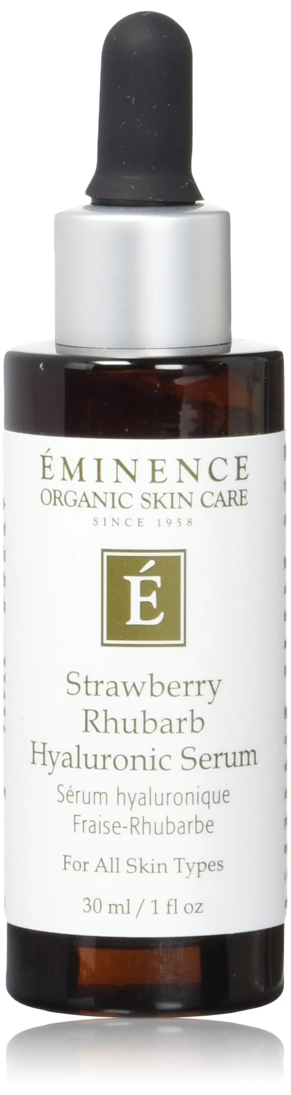 Elite Eminence Strawberry Rhubarb Hyaluronic Serum 1 Ounce Advanced