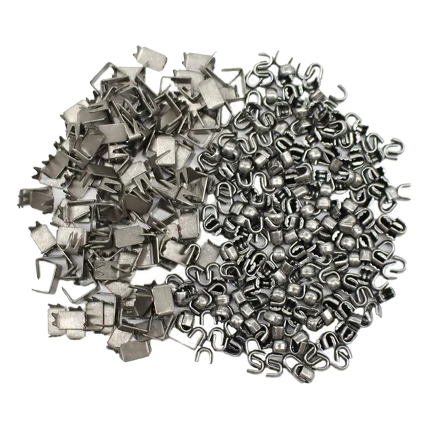 Soft Maxbell Set of 300 Zipper Repair Kit U Shaped Components Replace Open End U Shaped Black Fine Crafted