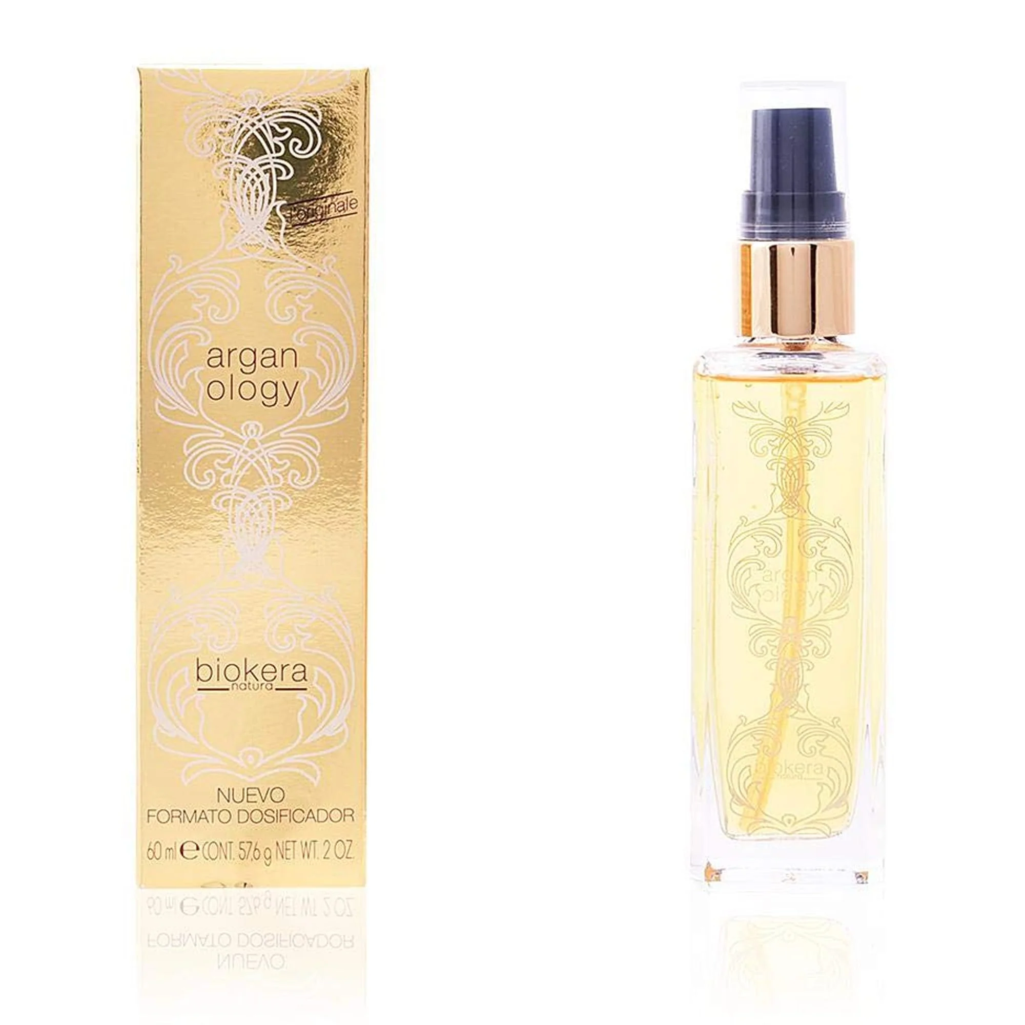 Enhanced RM - Argan Oil Hair Serum - Biokera Arganology - 60 ml - for Very Dry and Damaged Hair - Nutrition and Shine - Revitalizes Hair - Extra Hydration Fashionable