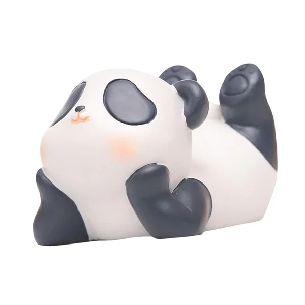 Traditional Maxbell Cute Desktop Phone Holder Resin Craft Animal Statue Desk Cellphone Stand Panda Convenient