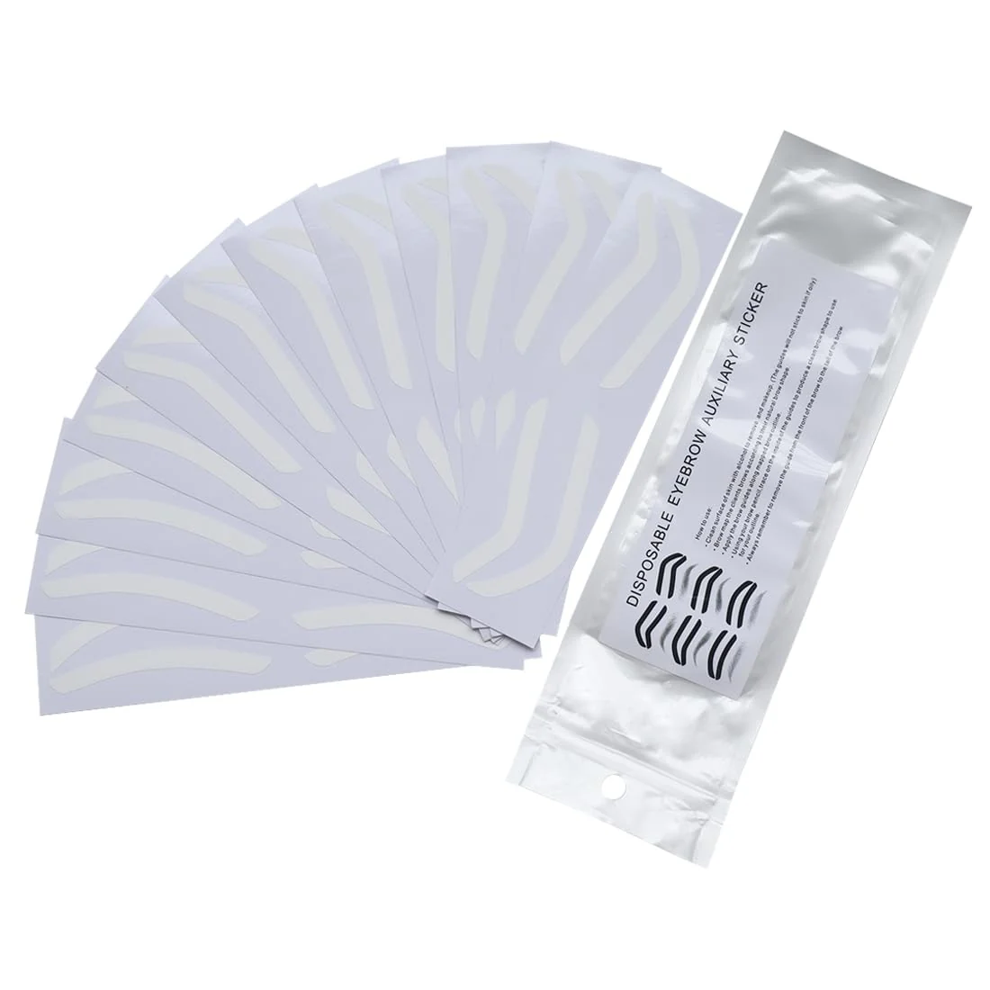Original Airbrush Eyebrow Stickers Stencils Shape Tape Disposable Tattoo Auxiliary Stickers Airbrush Brow Border Shaping Mapping Guide Tape Air Brush… Top-Quality